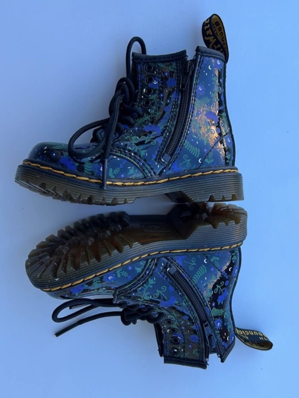 Dr. Martens Mystic Garden Floral Toddler Boots Size 7